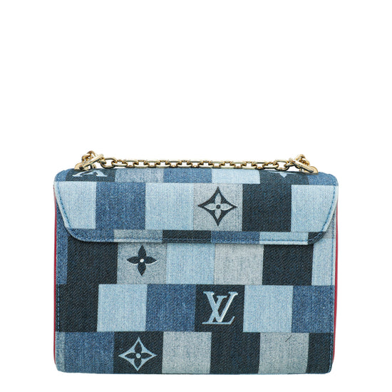 Louis Vuitton Gray Monogram Denim Patchwork Bowly Bag | myGemma | CH | Item  #123252